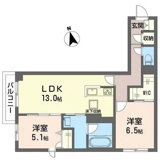 エクラージュ【1階】の間取り