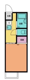 コーポPB【1階】の間取り
