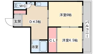 第1三井ビル【5階】の間取り
