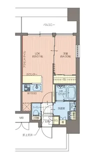 プレジオ緑地公園【10階】の間取り