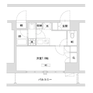 TLRレジデンス町田【5階】の間取り