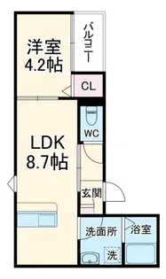 LECOCON津島 IV【3階】の間取り