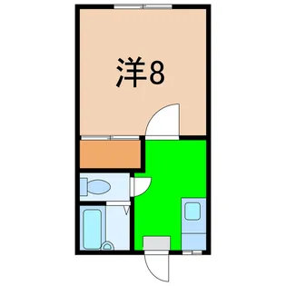 レジデンスセラミ【1階】の間取り