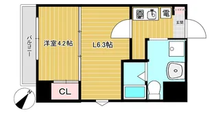 アクシーズグランデ浦和東仲町N【4階】の間取り