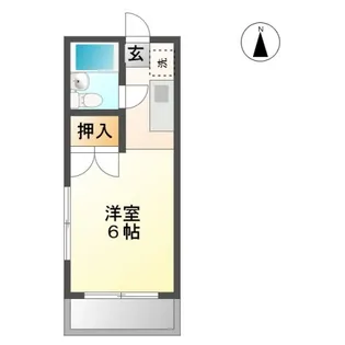 ポスト大元【2階】の間取り