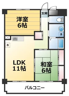 グランディア11【3階】の間取り