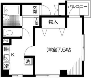 オーベルジュ【3階】の間取り