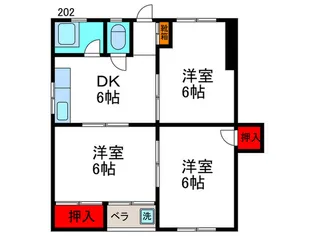司マンションの間取り