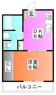 シンハイム蕨【2階】の間取り