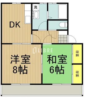 第2スカイハイツ日吉【1階】の間取り