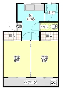 コーポ中沢1号館【3階】の間取り