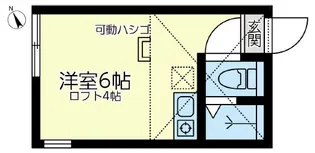 ユナイト幸シェリーメイ【1階】の間取り