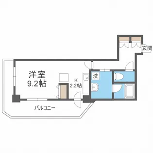 PRIME URBAN札幌 RIVER FRONT【11階】の間取り