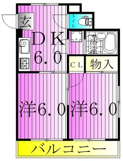 メゾンメモリー【4階】の間取り