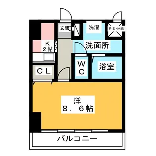 昴アネックス【3階】の間取り