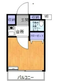 ライオンズステーションプラザ大島【4階】の間取り