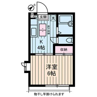 さくらパークB棟【1階】の間取り