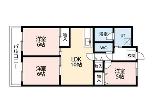 シティプラザ浜松【5階】の間取り