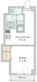 黒龍中野マンション【3階】の間取り