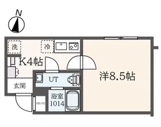 ラシクラス板橋本町【5階】の間取り