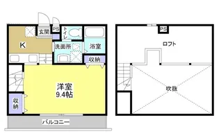 LA KANA【1階】の間取り