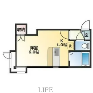 アムス栄通【1階】の間取り