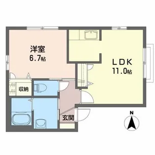 コンフォートKT【2階】の間取り