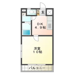 参貮四六マンション【3階】の間取り
