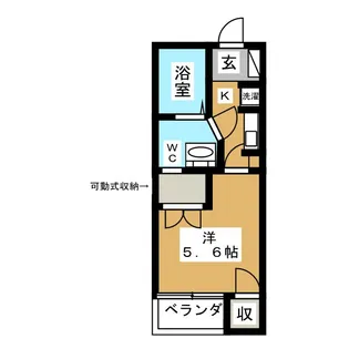 スコレータムラマII【2階】の間取り