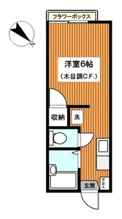 メゾンヨコハマ【1階】の間取り