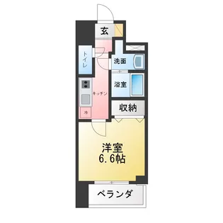 S‐RESIDENCE四日市駅前couleur(クルール)【8階】の間取り