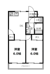栗原ビル【2階】の間取り