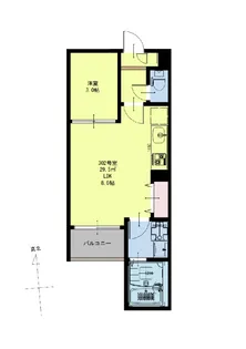 REGALEST長町南MT【3階】の間取り