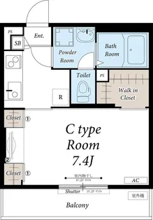 リブリ・フェリシテ【2階】の間取り