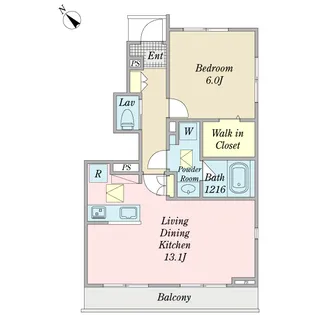 アトランティカ【1階】の間取り