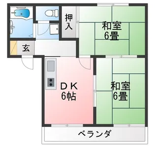 Crescent House【2階】の間取り