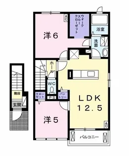 メゾン プロムナード【2階】の間取り
