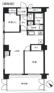 クリオ淵野辺弐番館【1階】の間取り