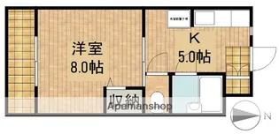 松下パークハイム【1階】の間取り