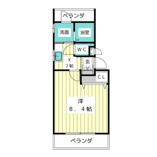 ヤマトマンション大須III【4階】の間取り