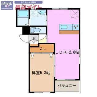 VIGORE Kamihama【1階】の間取り