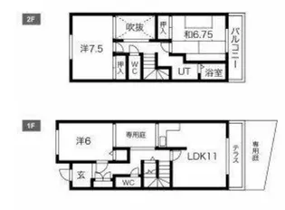 ソシア小泉Iの間取り