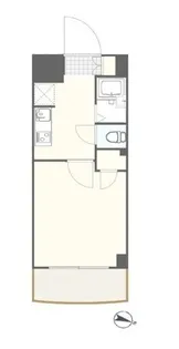 スカイコート渋谷初台【6階】の間取り