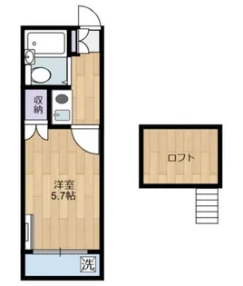 リエス厚木及川【2階】の間取り
