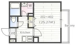 THE CLASS Luxury residence【2階】の間取り