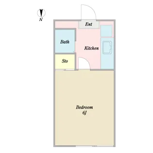 メゾンイワキ【2階】の間取り