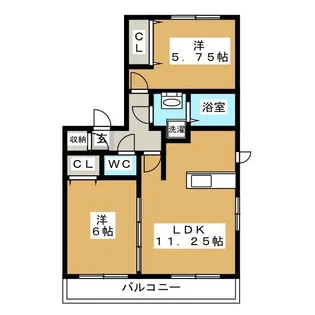 リルシア【1階】の間取り