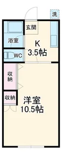 ハイツオグラ【2階】の間取り