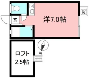 メゾン・ド・クラーブ【1階】の間取り