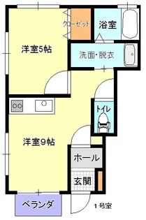 レトアI【1階】の間取り